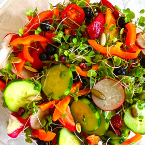 Ancient Microgreen's Salad