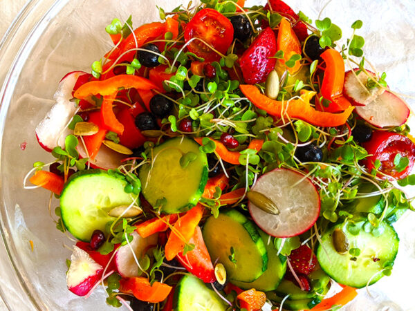 Ancient Microgreen's Salad